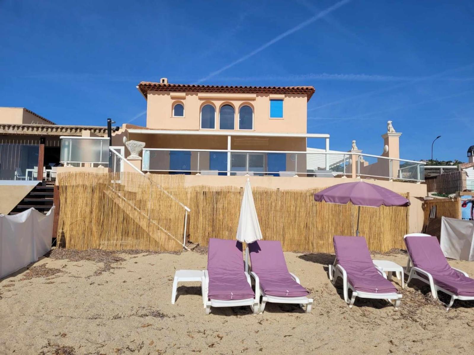 Villa Sur La Plage Sainte Maxime Exteriér fotografie